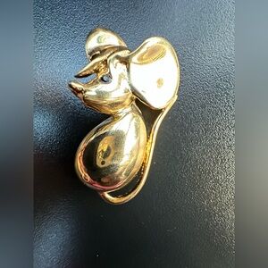 Mice With Big  Ear Brooch